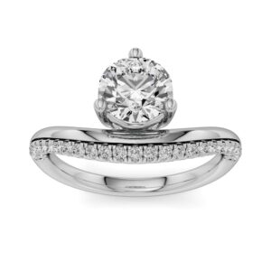 round circle diamond solitaire ring 1.17 cart